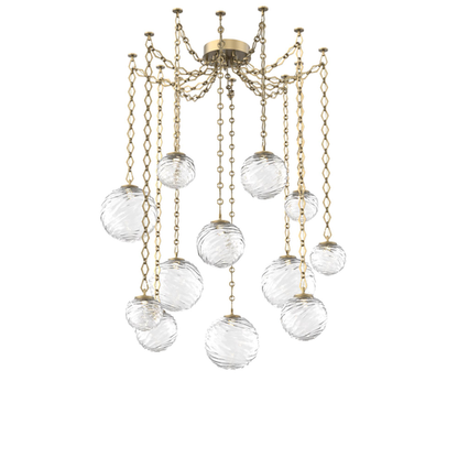 Levi Wilson Gaia 19 Inch Multi Pendant Light by Hammerton Studio