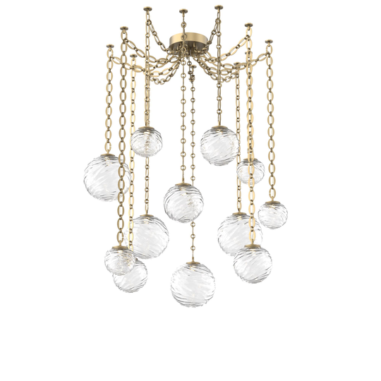 Levi Wilson Gaia 19 Inch Multi Pendant Light by Hammerton Studio