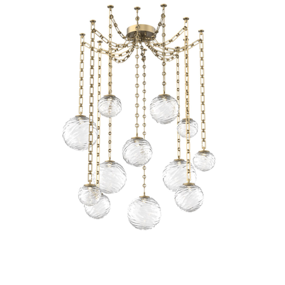 Levi Wilson Gaia 19 Inch Multi Pendant Light by Hammerton Studio