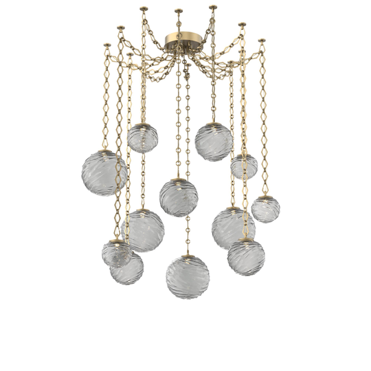 Levi Wilson Gaia 19 Inch Multi Pendant Light by Hammerton Studio