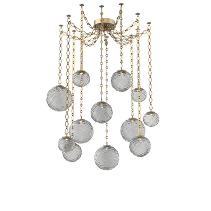 Levi Wilson Gaia 19 Inch Multi Pendant Light by Hammerton Studio