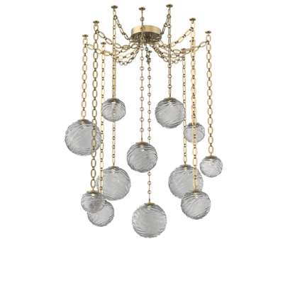 Levi Wilson Gaia 19 Inch Multi Pendant Light by Hammerton Studio
