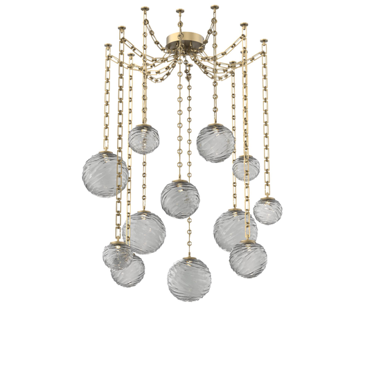 Levi Wilson Gaia 19 Inch Multi Pendant Light by Hammerton Studio