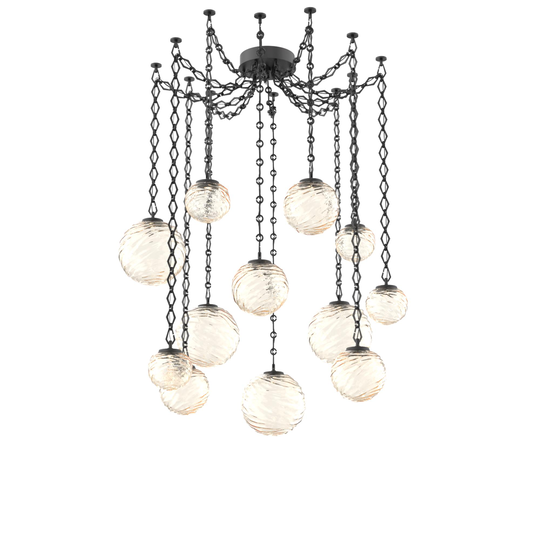 Levi Wilson Gaia 19 Inch Multi Pendant Light by Hammerton Studio