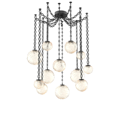 Levi Wilson Gaia 19 Inch Multi Pendant Light by Hammerton Studio
