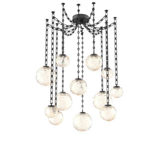 Levi Wilson Gaia 19 Inch Multi Pendant Light by Hammerton Studio