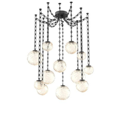 Levi Wilson Gaia 19 Inch Multi Pendant Light by Hammerton Studio