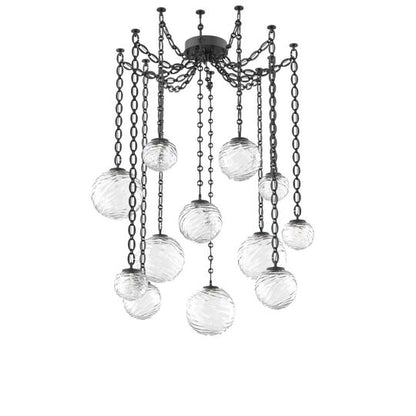 Levi Wilson Gaia 19 Inch Multi Pendant Light by Hammerton Studio