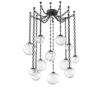 Levi Wilson Gaia 19 Inch Multi Pendant Light by Hammerton Studio