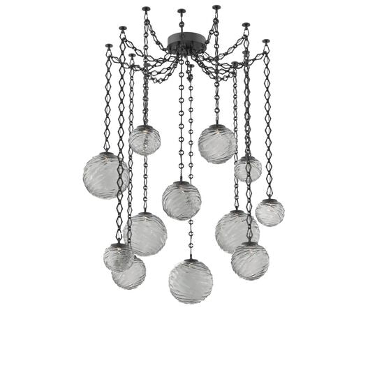 Levi Wilson Gaia 19 Inch Multi Pendant Light by Hammerton Studio