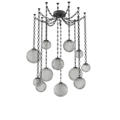 Levi Wilson Gaia 19 Inch Multi Pendant Light by Hammerton Studio
