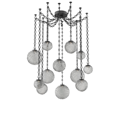 Levi Wilson Gaia 19 Inch Multi Pendant Light by Hammerton Studio