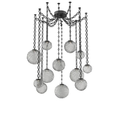 Levi Wilson Gaia 19 Inch Multi Pendant Light by Hammerton Studio