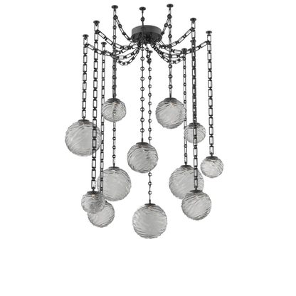 Levi Wilson Gaia 19 Inch Multi Pendant Light by Hammerton Studio