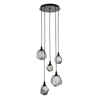 Gem 22 Inch 5 Light LED Multi Light Pendant by Hammerton Studio