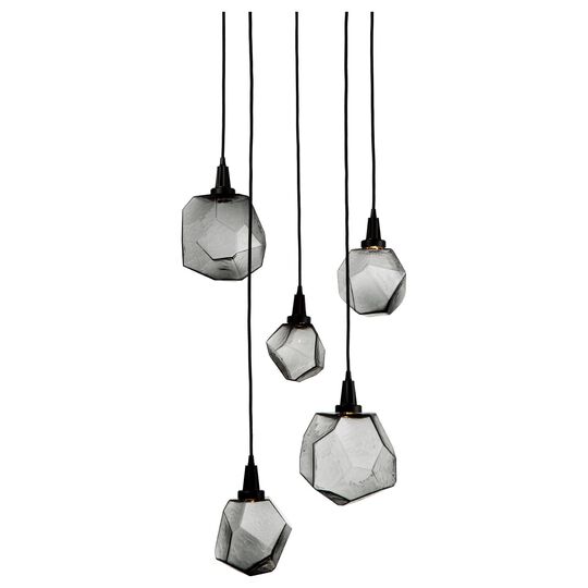 Gem 22 Inch 5 Light LED Multi Light Pendant by Hammerton Studio