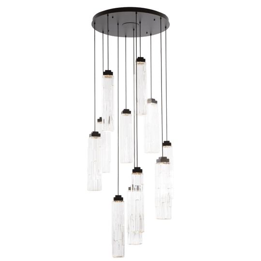 Ledgestone 34 Inch 11 Light Multi Light Pendant by Hammerton Studio