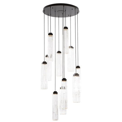 Ledgestone 34 Inch 11 Light Multi Light Pendant by Hammerton Studio