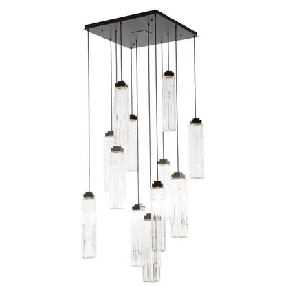 Ledgestone 32 Inch 12 Light Multi Light Pendant by Hammerton Studio
