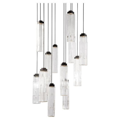 Ledgestone 32 Inch 12 Light Multi Light Pendant by Hammerton Studio