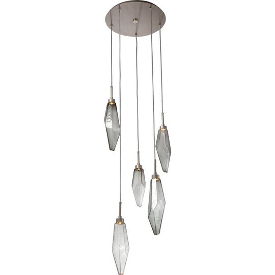 Rock Crystal Multi Light Pendant by Hammerton Studio