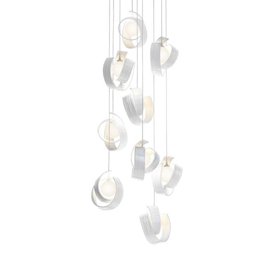 Riza 21 Inch 9 Light Multi Light Pendant by Hubbardton Forge
