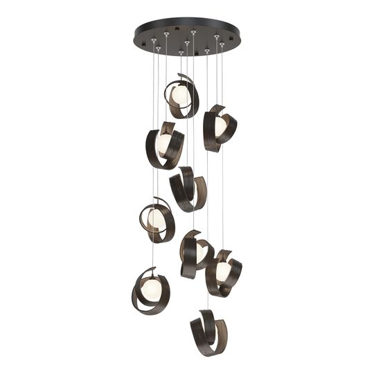 Riza 21 Inch 9 Light Multi Light Pendant by Hubbardton Forge