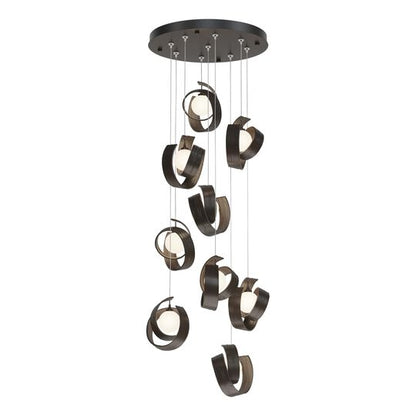 Riza 21 Inch 9 Light Multi Light Pendant by Hubbardton Forge