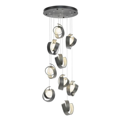 Riza 21 Inch 9 Light Multi Light Pendant by Hubbardton Forge