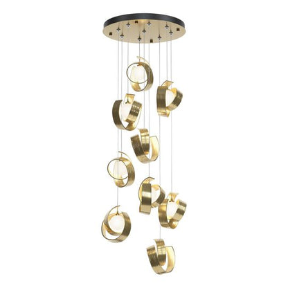 Riza 21 Inch 9 Light Multi Light Pendant by Hubbardton Forge