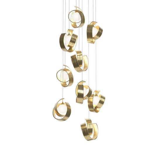 Riza 21 Inch 9 Light Multi Light Pendant by Hubbardton Forge