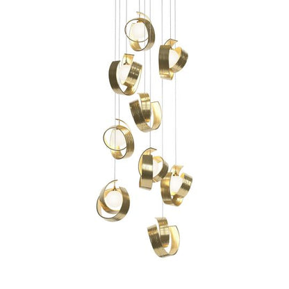 Riza 21 Inch 9 Light Multi Light Pendant by Hubbardton Forge