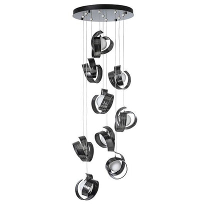 Riza 21 Inch 9 Light Multi Light Pendant by Hubbardton Forge