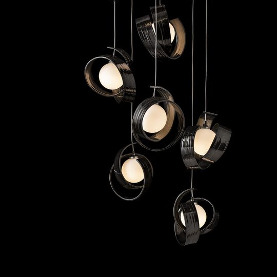Riza 21 Inch 9 Light Multi Light Pendant by Hubbardton Forge