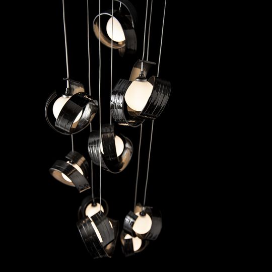 Riza 21 Inch 9 Light Multi Light Pendant by Hubbardton Forge