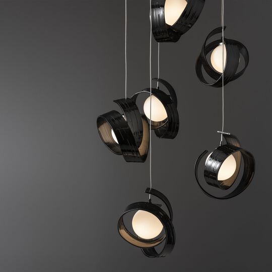 Riza 21 Inch 9 Light Multi Light Pendant by Hubbardton Forge