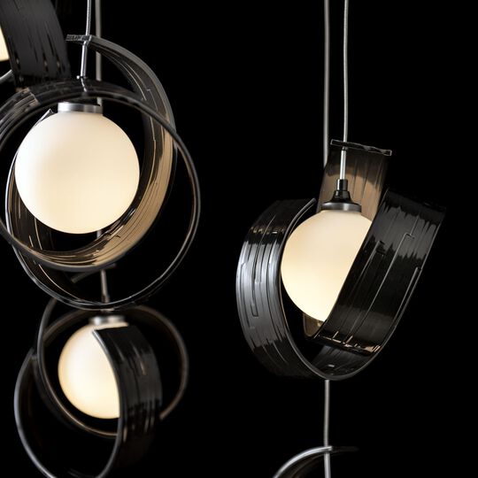 Riza 21 Inch 9 Light Multi Light Pendant by Hubbardton Forge