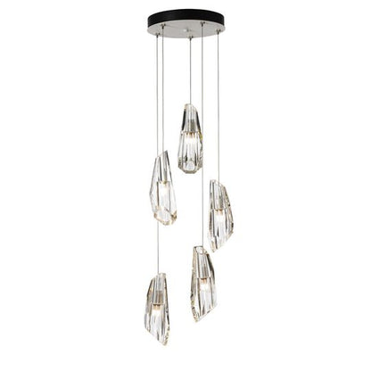Luma 14 Inch 5 Light Multi Light Pendant by Hubbardton Forge