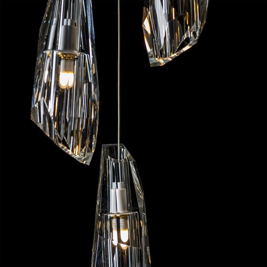 Luma 14 Inch 5 Light Multi Light Pendant by Hubbardton Forge