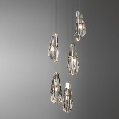 Luma 14 Inch 5 Light Multi Light Pendant by Hubbardton Forge