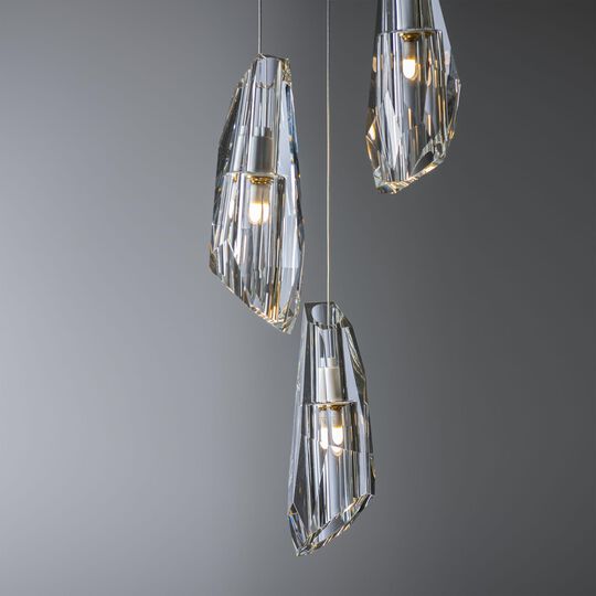 Luma 14 Inch 5 Light Multi Light Pendant by Hubbardton Forge