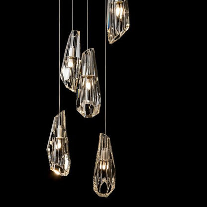 Luma 14 Inch 5 Light Multi Light Pendant by Hubbardton Forge