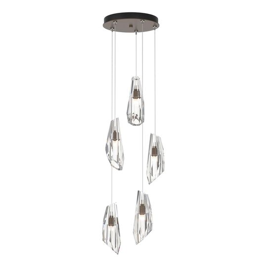 Luma 14 Inch 5 Light Multi Light Pendant by Hubbardton Forge