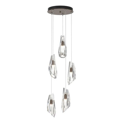 Luma 14 Inch 5 Light Multi Light Pendant by Hubbardton Forge