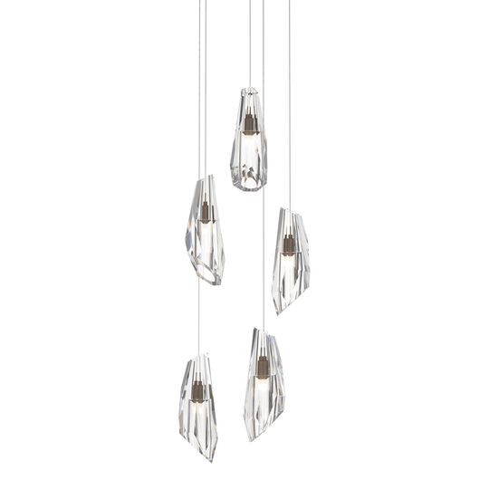 Luma 14 Inch 5 Light Multi Light Pendant by Hubbardton Forge