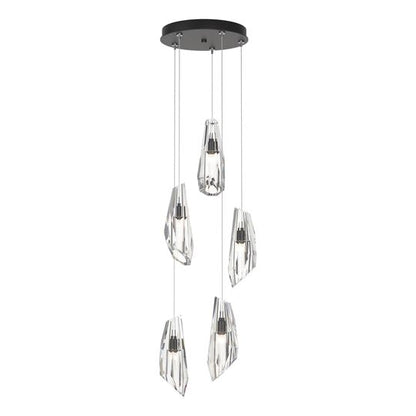 Luma 14 Inch 5 Light Multi Light Pendant by Hubbardton Forge