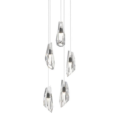 Luma 14 Inch 5 Light Multi Light Pendant by Hubbardton Forge