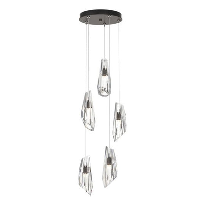 Luma 14 Inch 5 Light Multi Light Pendant by Hubbardton Forge