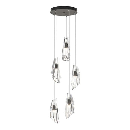 Luma 14 Inch 5 Light Multi Light Pendant by Hubbardton Forge