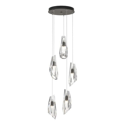 Luma 14 Inch 5 Light Multi Light Pendant by Hubbardton Forge